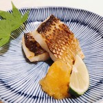 鮨 竜介 - 2018.9.  梭子魚の焼物