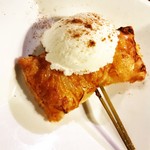 串処一龍 - アップルパイバニラアイス添え
