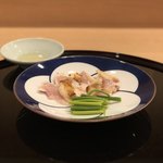 名古屋コーチン割烹 鳥ふく - ムネ肉のタタキ