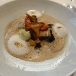 シェ・イノ - オマール海老と茸のラヴィオリ