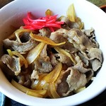 蔵由 - セットのミニ牛丼