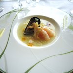 ル シエール - 海老と貝類のマルセイユ風