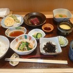 日本料理 和彩 よね田 - ランチの「手打ち蕎麦御膳」（\1500）