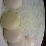 やきにく-なべ ほるもん家てんやわん家 - しゃぶしゃぶのお餅＆葛きり