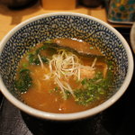 味玉つけ麺（スープ）