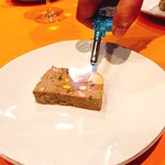 Spice&Dining KALA - ②ラムとフォアグラの燃えるパテカン　ハートブラザース24年の香り(^^)