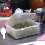 大とら - これぞ秘伝の「牛スジ蒟蒻煮込み」！（秘伝ゆえ、わざとボカして撮影）