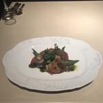 ポポラーレ - みつせ地鶏のロースト ジェノベーゼソース