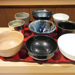 悠々 - 選べるお猪口('18.11月上旬)