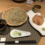 手打ち蕎麦 志庵 - 桜エビのかき揚げセット