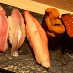 鮨榮 - 大トロ/生ししゃも/ズワイガニ/雲丹/いくら