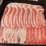 たなか屋 - 肉(豚バラ・豚ロース)