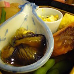 Unnun - 焼物(茄子,鮭,出汁巻玉子)