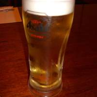 かに道楽 梅田店 - やっぱりビールですよね。