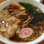 手打ちラーメン いまの家 - ワンタンメン