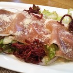 ひらき亭 - 生ハムサラダ