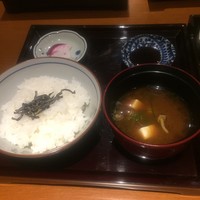 和み酒 仁 - ご飯+赤出汁