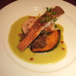 バンケット - ランチコース　鮮魚のポワレ　アスパラガスソース