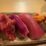 うますし - おまかせにぎり8貫 アップ