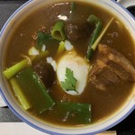 そば屋 五衛門 - 角煮カレーそば