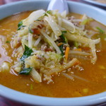 かしわや食堂 - 味噌ラーメン(750円)
