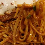 混ぜたら真っ赤になったよ。