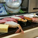 つきぢ神楽寿司 - おまかせ寿司、３，２４０円。