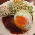 Cafe Orange - 煮込みハンバーグ目玉焼き割り