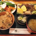燦 心斎橋店 - こんな感じで食べました
