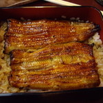 澤田家 - サービスランチの鰻重（1,100円）