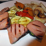 ピッコロ・カスターニャ - ソーセージのグリル＆焼野菜