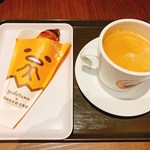 サンマルクカフェ - ぐでたまチョコクロ／ブレンドコーヒー