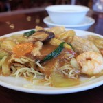 担々亭 - 五目かけ焼きそば