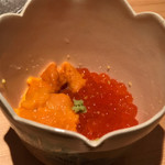 鮨 さかい - 厚岸　塩水うに　いくら