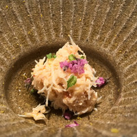 鮨 さかい - 噴火湾毛ガニ、すだちの香り