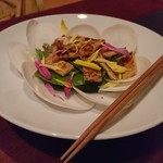 こなひきじじい - 京揚げ、壬生菜、蕪のサラダ