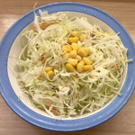Matsuya - 牛鍋膳野菜セット ¥650 の生野菜