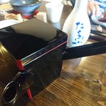 たくみや - 蕎麦湯（もう慌てて撮るから,そば湯とらんかったし）かたじけない★アングルも悪っ！(笑)