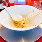 湯の台食堂 - 気づいたら無いスープ…