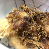 てんぷら天松 日本橋店 - 芝海老と小柱のかきあげ
