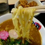 麺家 口熊野食堂 - 麺リフトアップ