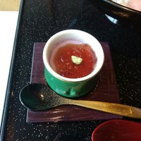 割烹みなと (アートホテル大阪ベイタワー) - 紅芋豆腐