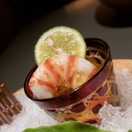 焼肉 展 - ボイルした車海老です。