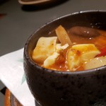 焼肉 展 - 中に茶わん蒸し入っていました。