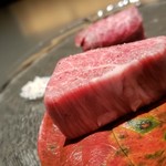 焼肉 展 - 白老牛のシャトー・オー・ブリオンです。