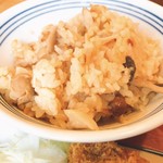 かっぽうぎ - キノコご飯