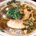 そば処 更科 - チャーシューメンマネギからし菜