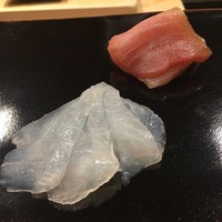 日本橋蛎殻町 すぎた - 漬けにした鰤と鮟肝
