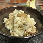 傳 - 生ポルチーニの土鍋炊きご飯