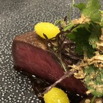 MAISON LAFITE - ＊お米だけをたべさせた牛肉は程よい噛みごたえがあり、 お米を食べているので「オレイン酸」が強く甘みを感じ美味しい。